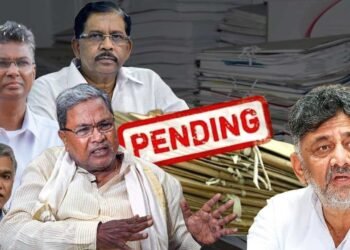 69,894 ಕಡತಗಳು ವಿಲೇವಾರಿಗೆ ಬಾಕಿ;  ಸಿಎಂ, ಡಿಸಿಎಂ ಇಲಾಖೆ ಸೇರಿ  41 ಇಲಾಖೆಗಳಲ್ಲಿ ಶೇ.41ರಷ್ಟು ಮಾತ್ರ ಪ್ರಗತಿ