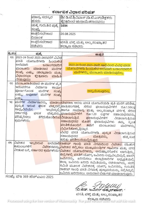 house sanctioned for Alemari community